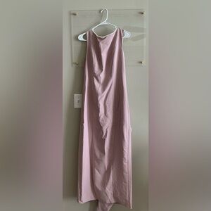 Elegant Pink Maxi Dress